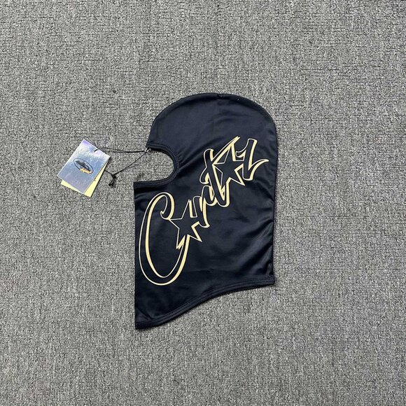 Corteiz Logo Ski Balaclava 667 Black - Picture 1 of 10